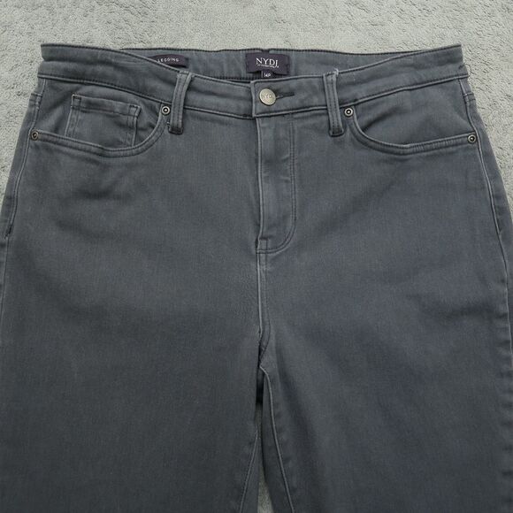 Not Your Daughters Jeans NYDJ Women's 14P Gray Mid-Rise Legging 25.5" Inseam - Picture 10 of 15